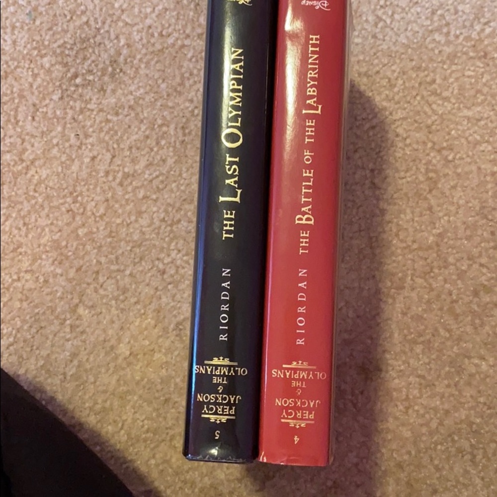 Percy Jackson series books 4 & 5.